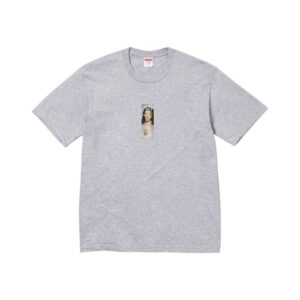 Supreme Prayer Card Tee Box Logo Grey