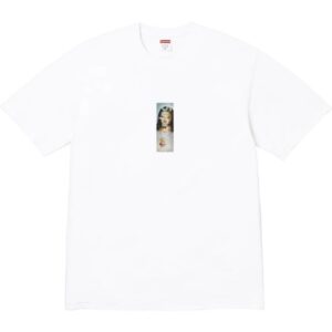Supreme Prayer Card Box Logo Tee White